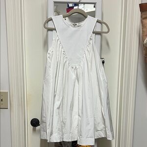 White sleeveless mini dress. NWT.